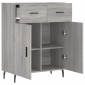 vidaXL Ντουλάπι Γκρι Sonoma 69,5 x 34 x 90 εκ. από Επεξεργασμένο Ξύλο
