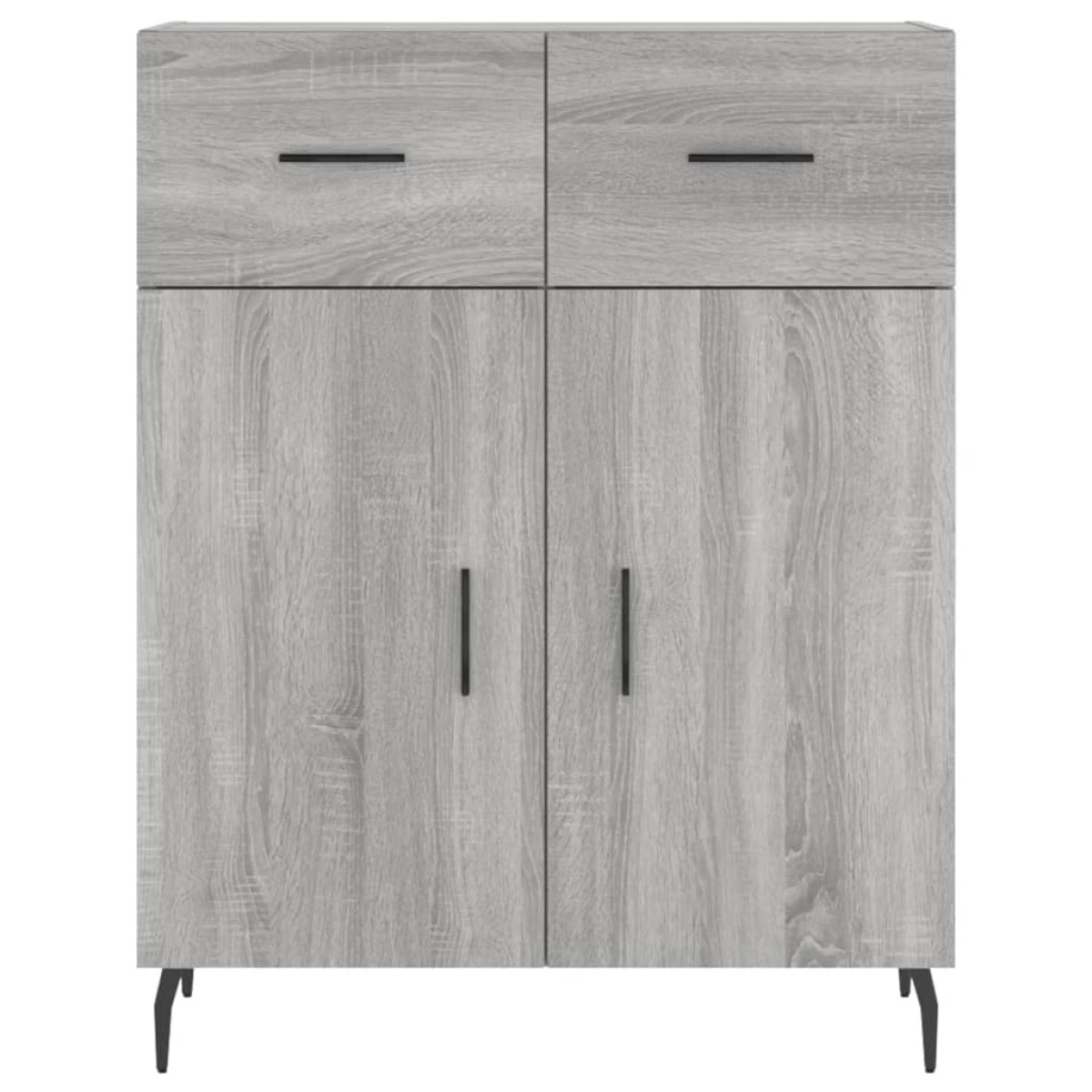 vidaXL Ντουλάπι Γκρι Sonoma 69,5 x 34 x 90 εκ. από Επεξεργασμένο Ξύλο