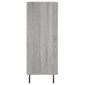 vidaXL Ντουλάπι Γκρι Sonoma 69,5 x 34 x 90 εκ. από Επεξεργασμένο Ξύλο