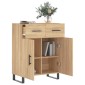 vidaXL Ντουλάπι Sonoma Δρυς 69,5 x 34 x 90 εκ. από Επεξεργασμένο Ξύλο