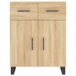 vidaXL Ντουλάπι Sonoma Δρυς 69,5 x 34 x 90 εκ. από Επεξεργασμένο Ξύλο