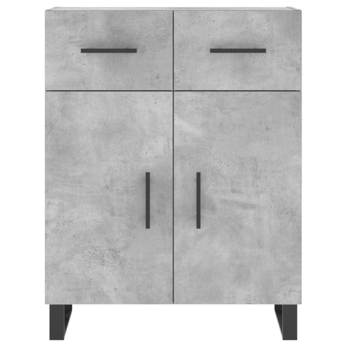 vidaXL Ντουλάπι Γκρι Σκυροδέματος 69,5x34x90 εκ. Επεξεργασμένο Ξύλο