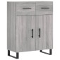 vidaXL Ντουλάπι Γκρι Sonoma 69,5 x 34 x 90 εκ. από Επεξεργασμένο Ξύλο