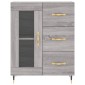 vidaXL Ντουλάπι Γκρι Sonoma 69,5 x 34 x 90 εκ. από Επεξεργασμένο Ξύλο