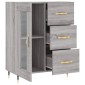 vidaXL Ντουλάπι Γκρι Sonoma 69,5 x 34 x 90 εκ. από Επεξεργασμένο Ξύλο