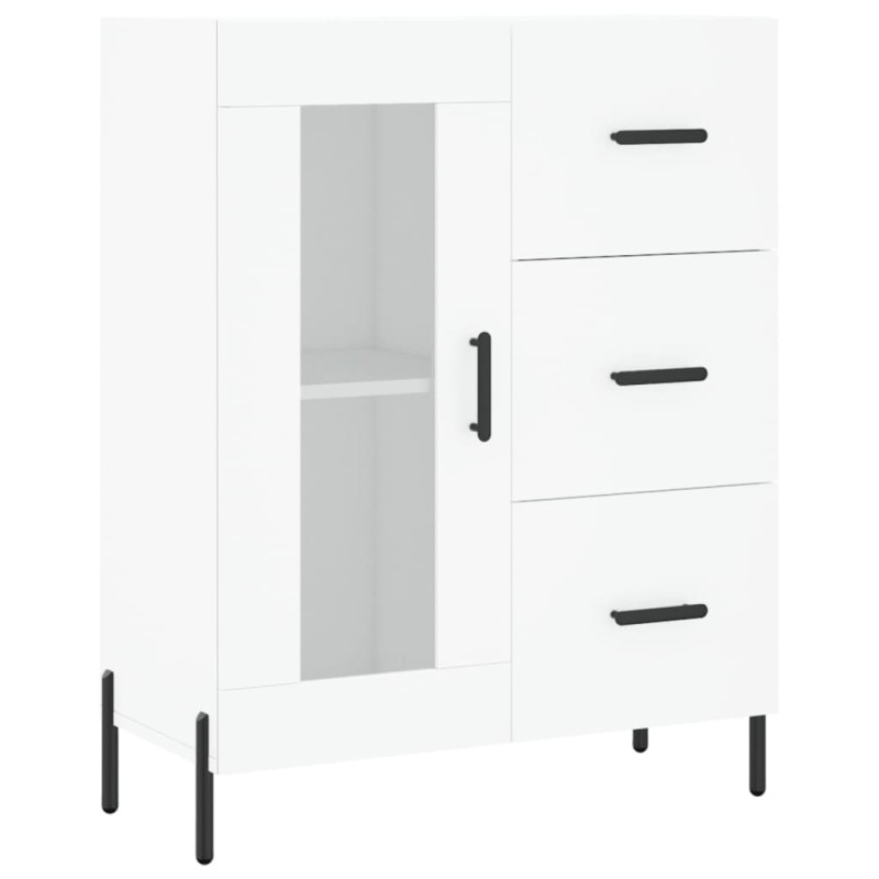 vidaXL Ντουλάπι Λευκό 69,5 x 34 x 90 εκ. από Επεξεργασμένο Ξύλο