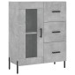 vidaXL Ντουλάπι Γκρι Σκυροδέματος 69,5x34x90 εκ. Επεξεργασμένο Ξύλο