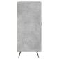 vidaXL Ντουλάπι Γκρι Σκυροδέματος 90x34x80 εκ. Επεξεργασμένο Ξύλο