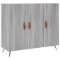 vidaXL Ντουλάπι Γκρι Sonoma 90 x 34 x 80 εκ. από Επεξεργασμένο Ξύλο