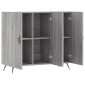 vidaXL Ντουλάπι Γκρι Sonoma 90 x 34 x 80 εκ. από Επεξεργασμένο Ξύλο