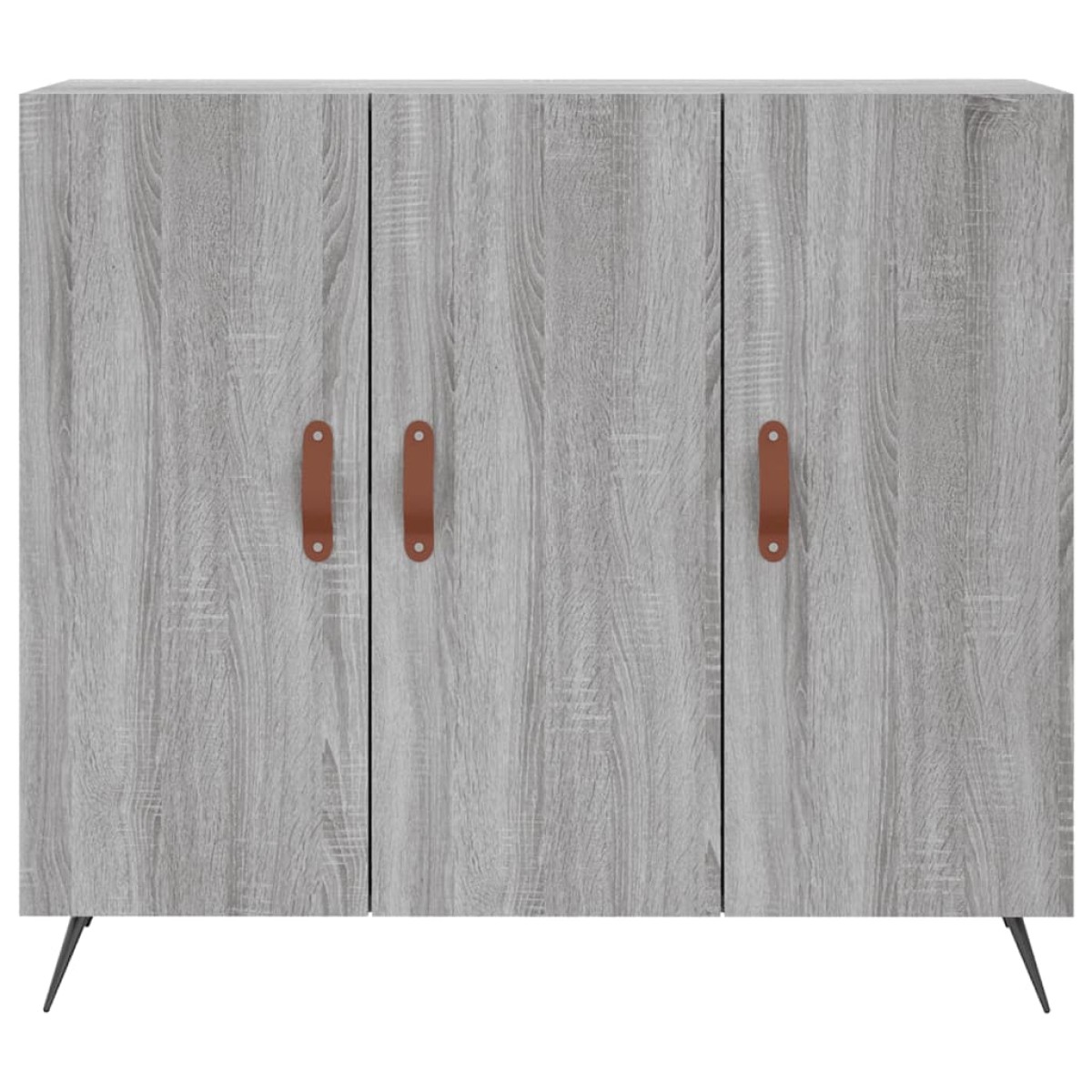 vidaXL Ντουλάπι Γκρι Sonoma 90 x 34 x 80 εκ. από Επεξεργασμένο Ξύλο
