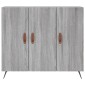 vidaXL Ντουλάπι Γκρι Sonoma 90 x 34 x 80 εκ. από Επεξεργασμένο Ξύλο