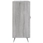 vidaXL Ντουλάπι Γκρι Sonoma 90 x 34 x 80 εκ. από Επεξεργασμένο Ξύλο