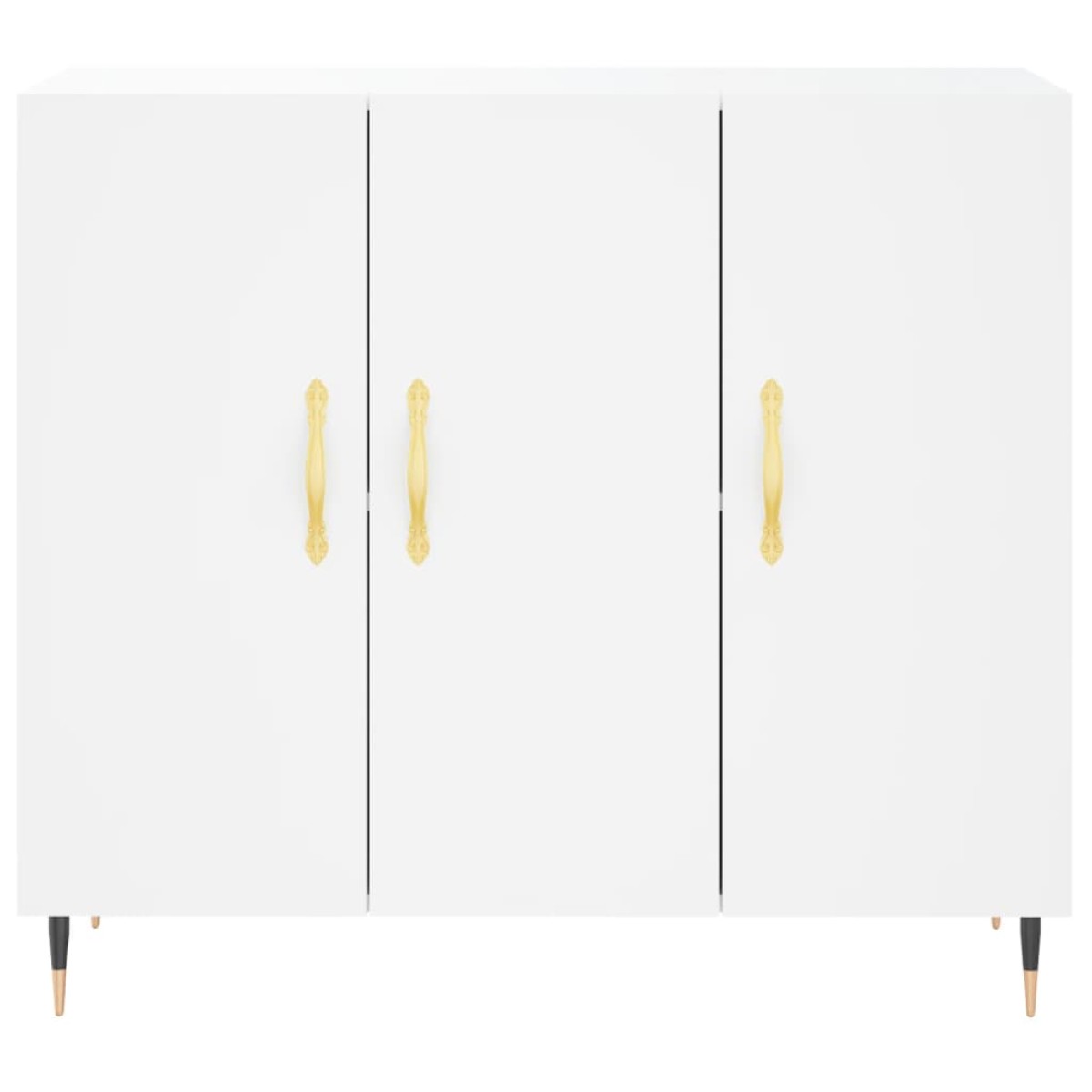 vidaXL Μπουφές Λευκός 90 x 34 x 80 εκ. από Επεξεργασμένο Ξύλο