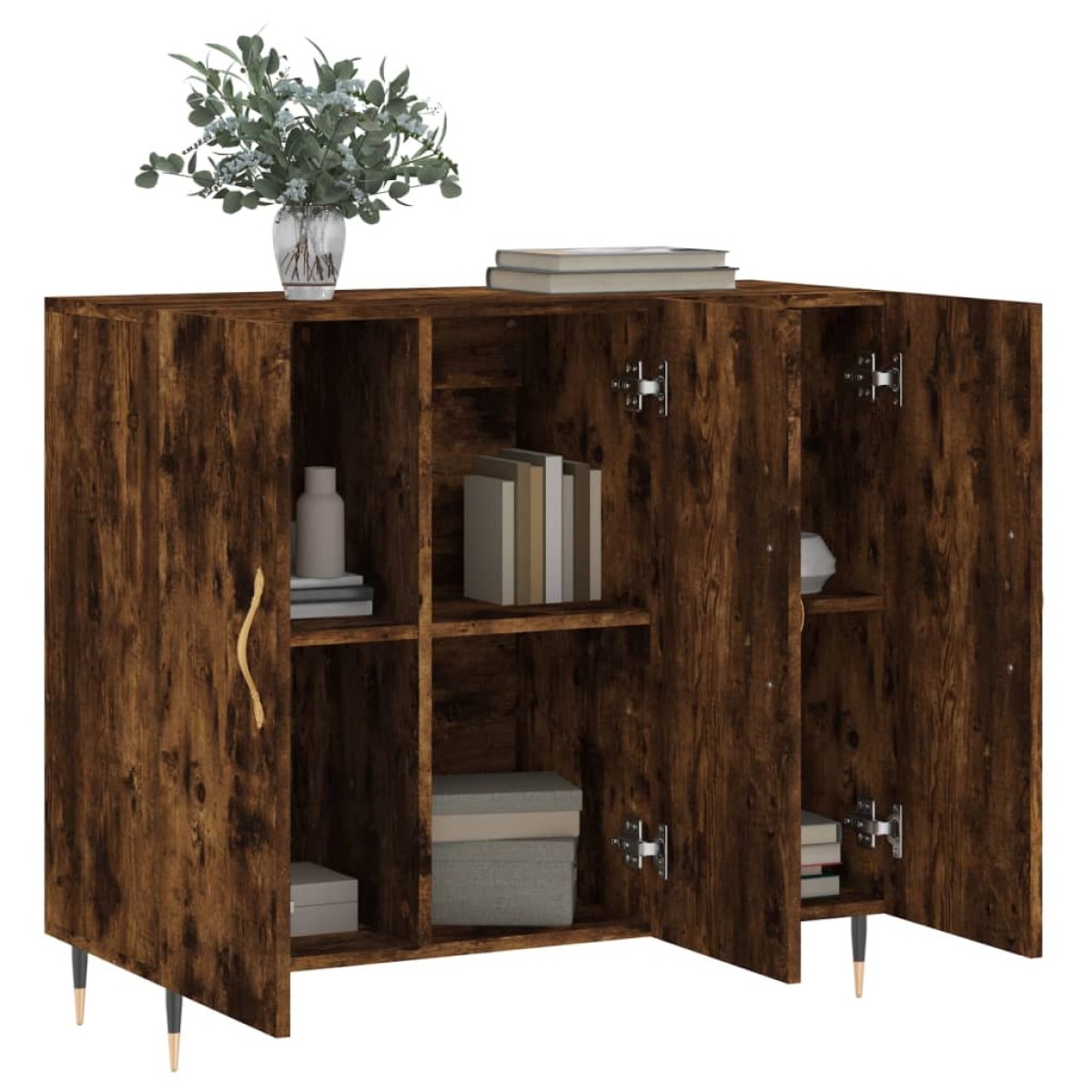 vidaXL Ντουλάπι Καπνιστή Δρυς 90x34x80 εκ. Επεξεργασμένο Ξύλο