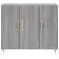 vidaXL Ντουλάπι Γκρι Sonoma 90 x 34 x 80 εκ. από Επεξεργασμένο Ξύλο