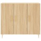 vidaXL Ντουλάπι Sonoma δρυς 90x34x80 εκ. Επεξεργασμένο Ξύλο