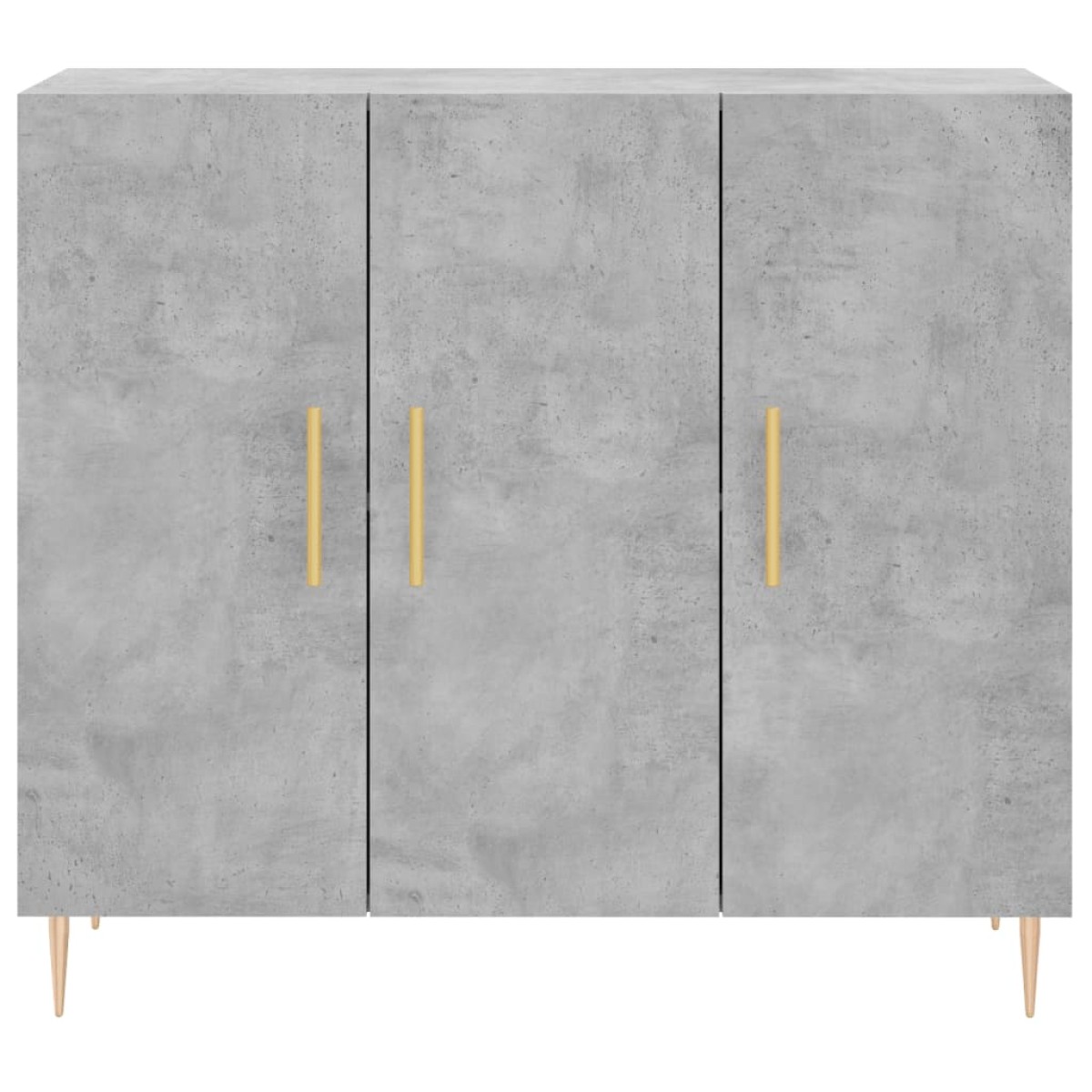 vidaXL Ντουλάπι Γκρι Σκυροδέματος 90x34x80 εκ. Επεξεργασμένο Ξύλο