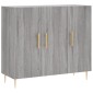 vidaXL Ντουλάπι Γκρι Sonoma 90 x 34 x 80 εκ. από Επεξεργασμένο Ξύλο