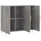 vidaXL Ντουλάπι Γκρι Sonoma 90 x 34 x 80 εκ. από Επεξεργασμένο Ξύλο
