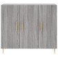 vidaXL Ντουλάπι Γκρι Sonoma 90 x 34 x 80 εκ. από Επεξεργασμένο Ξύλο