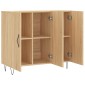 vidaXL Ντουλάπι Sonoma δρυς 90x34x80 εκ. Επεξεργασμένο Ξύλο