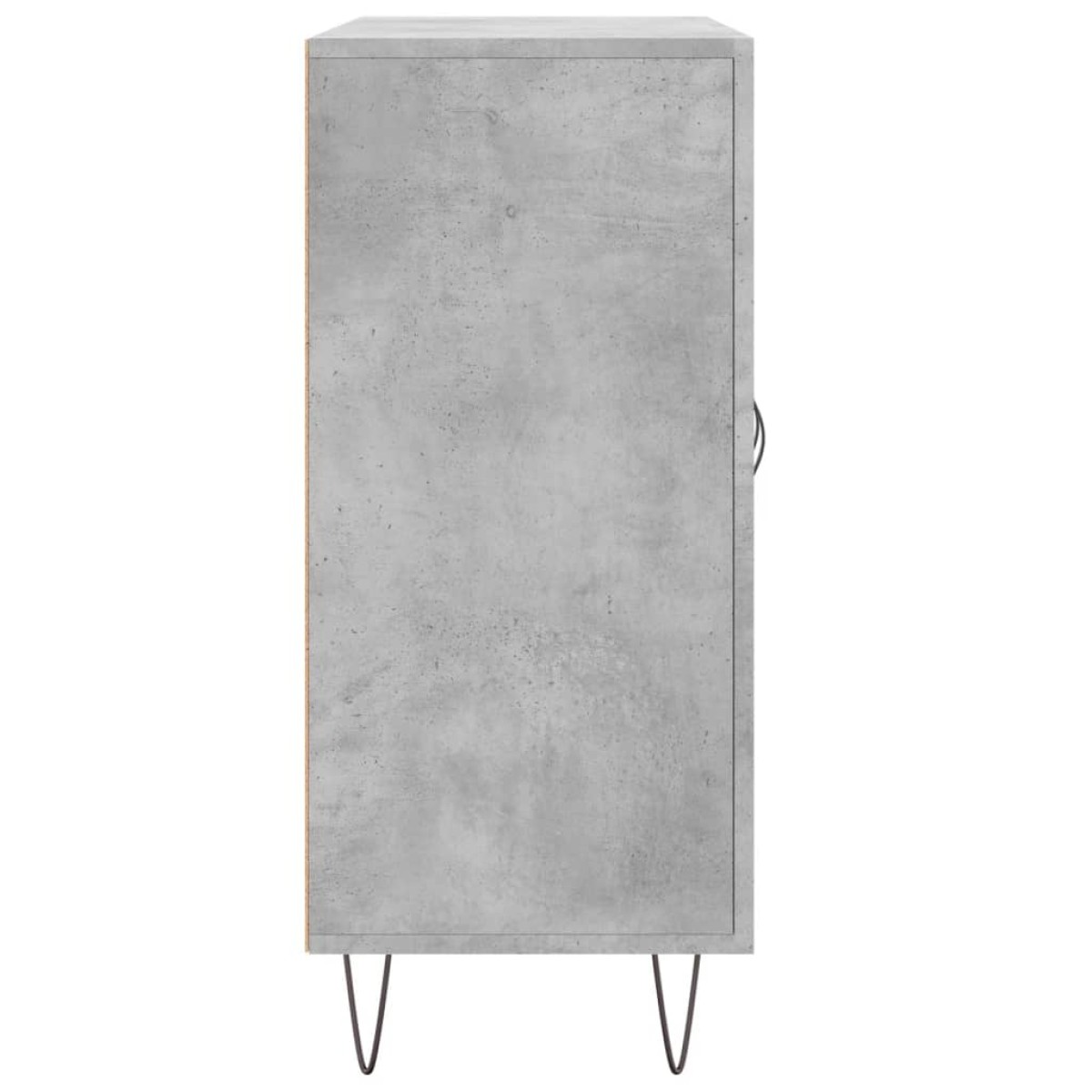 vidaXL Ντουλάπι Γκρι Σκυροδέματος 90x34x80 εκ. Επεξεργασμένο Ξύλο