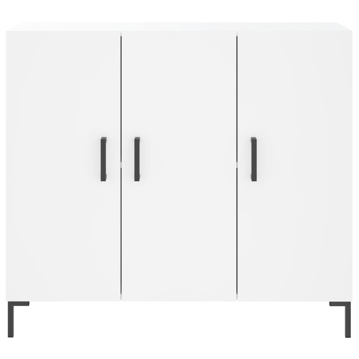 vidaXL Μπουφές Λευκός 90 x 34 x 80 εκ. από Επεξεργασμένο Ξύλο