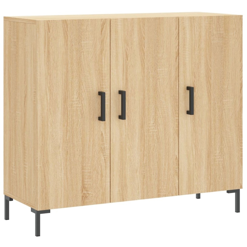 vidaXL Ντουλάπι Sonoma δρυς 90x34x80 εκ. Επεξεργασμένο Ξύλο