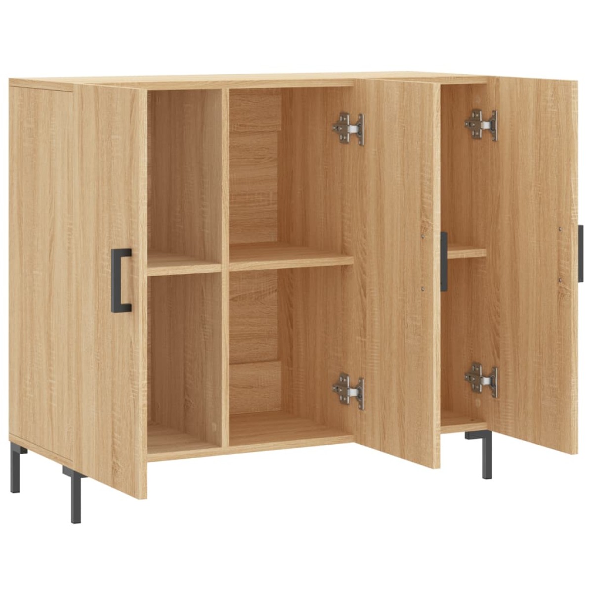 vidaXL Ντουλάπι Sonoma δρυς 90x34x80 εκ. Επεξεργασμένο Ξύλο
