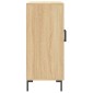 vidaXL Ντουλάπι Sonoma δρυς 90x34x80 εκ. Επεξεργασμένο Ξύλο