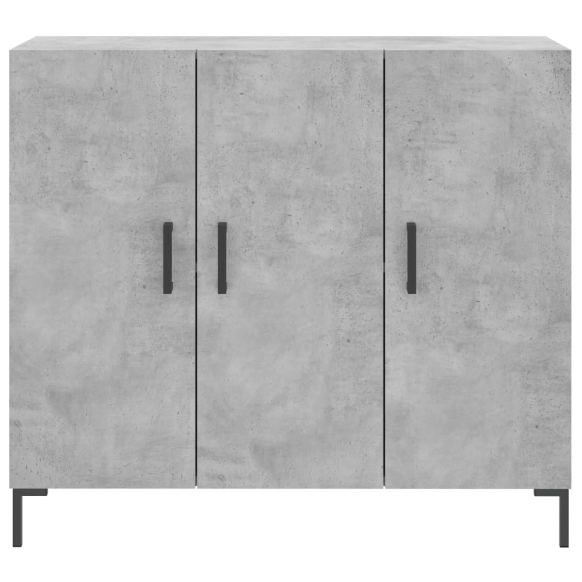 vidaXL Ντουλάπι Γκρι Σκυροδέματος 90x34x80 εκ. Επεξεργασμένο Ξύλο