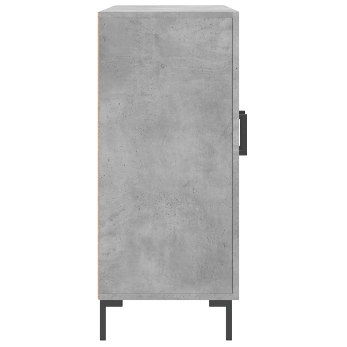 vidaXL Ντουλάπι Γκρι Σκυροδέματος 90x34x80 εκ. Επεξεργασμένο Ξύλο