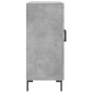 vidaXL Ντουλάπι Γκρι Σκυροδέματος 90x34x80 εκ. Επεξεργασμένο Ξύλο