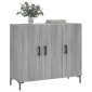 vidaXL Ντουλάπι Γκρι Sonoma 90 x 34 x 80 εκ. από Επεξεργασμένο Ξύλο
