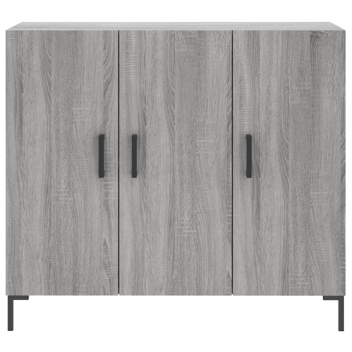 vidaXL Ντουλάπι Γκρι Sonoma 90 x 34 x 80 εκ. από Επεξεργασμένο Ξύλο