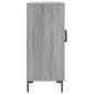 vidaXL Ντουλάπι Γκρι Sonoma 90 x 34 x 80 εκ. από Επεξεργασμένο Ξύλο