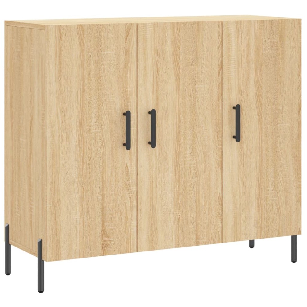 vidaXL Ντουλάπι Sonoma δρυς 90x34x80 εκ. Επεξεργασμένο Ξύλο