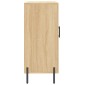vidaXL Ντουλάπι Sonoma δρυς 90x34x80 εκ. Επεξεργασμένο Ξύλο