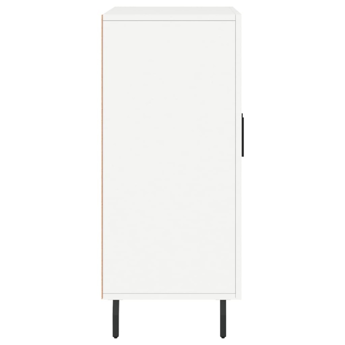 vidaXL Μπουφές Λευκός 90 x 34 x 80 εκ. από Επεξεργασμένο Ξύλο