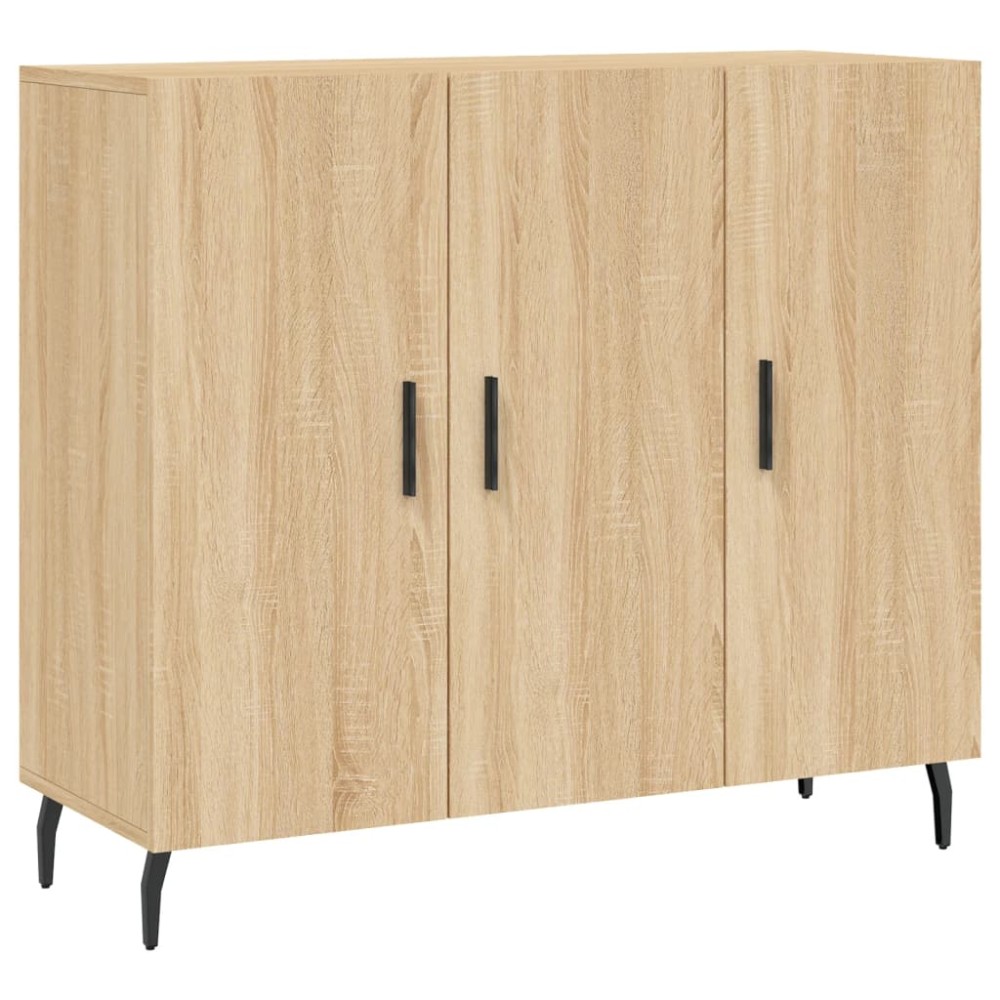 vidaXL Ντουλάπι Sonoma δρυς 90x34x80 εκ. Επεξεργασμένο Ξύλο