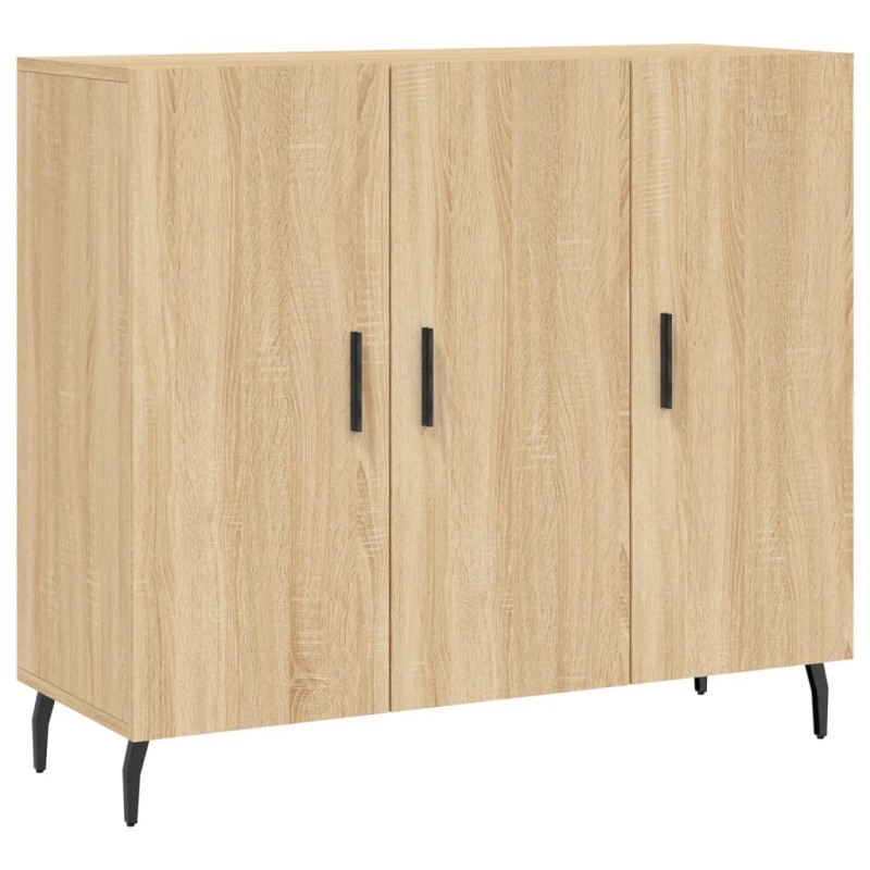 vidaXL Ντουλάπι Sonoma δρυς 90x34x80 εκ. Επεξεργασμένο Ξύλο