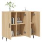 vidaXL Ντουλάπι Sonoma δρυς 90x34x80 εκ. Επεξεργασμένο Ξύλο