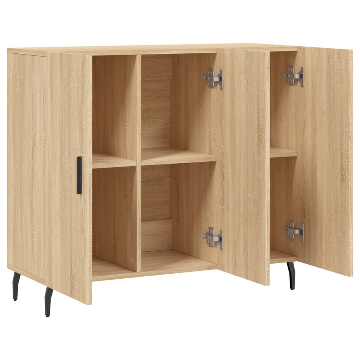vidaXL Ντουλάπι Sonoma δρυς 90x34x80 εκ. Επεξεργασμένο Ξύλο