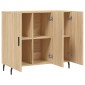 vidaXL Ντουλάπι Sonoma δρυς 90x34x80 εκ. Επεξεργασμένο Ξύλο