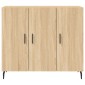vidaXL Ντουλάπι Sonoma δρυς 90x34x80 εκ. Επεξεργασμένο Ξύλο