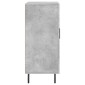 vidaXL Ντουλάπι Γκρι Σκυροδέματος 90x34x80 εκ. Επεξεργασμένο Ξύλο