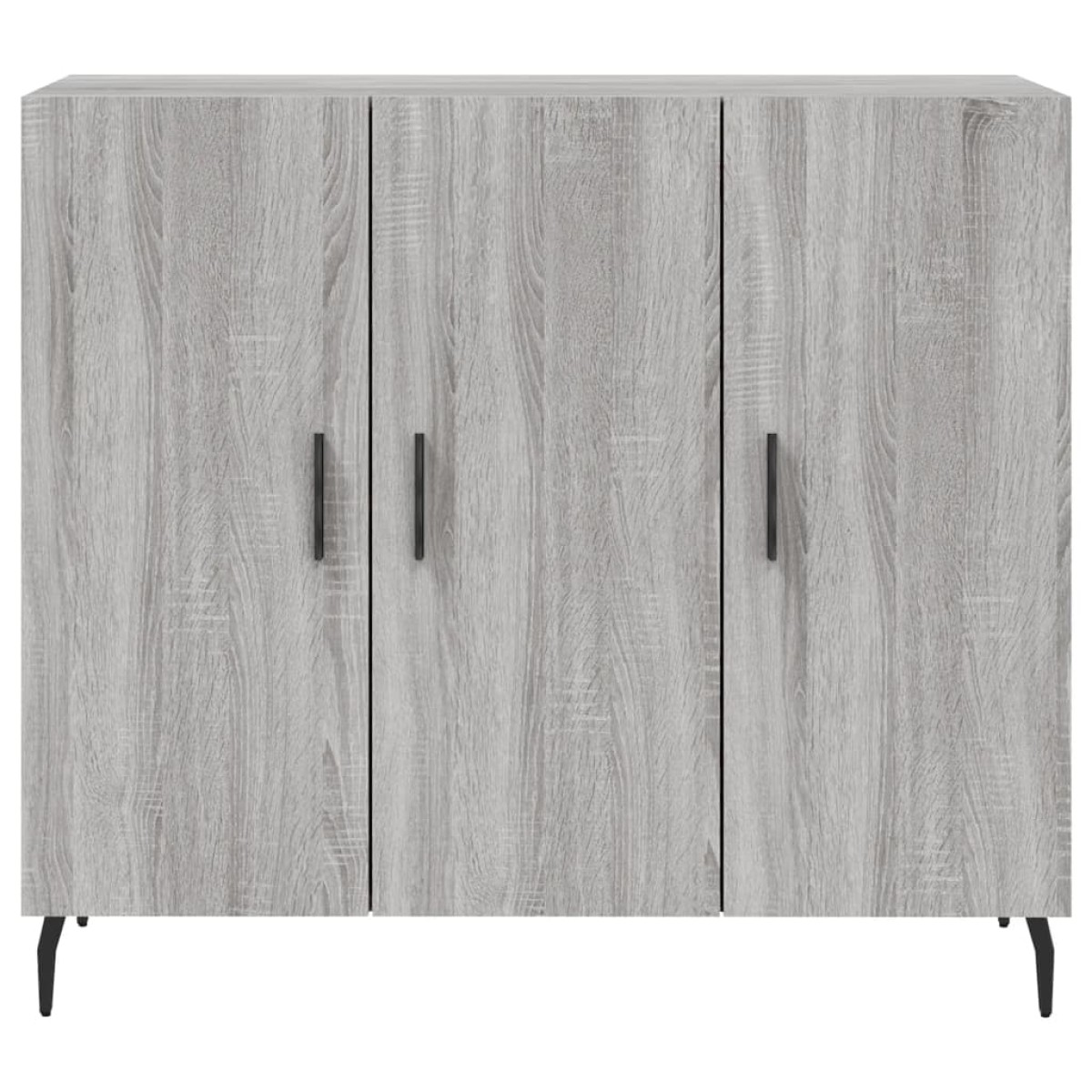 vidaXL Ντουλάπι Γκρι Sonoma 90 x 34 x 80 εκ. από Επεξεργασμένο Ξύλο