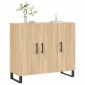 vidaXL Ντουλάπι Sonoma δρυς 90x34x80 εκ. Επεξεργασμένο Ξύλο