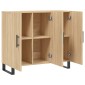 vidaXL Ντουλάπι Sonoma δρυς 90x34x80 εκ. Επεξεργασμένο Ξύλο